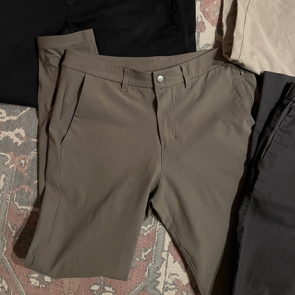 Lot of Men’s Chinos size 32 (fits like 32) Lululemon Lestrange J Crew - Picture 2 of 8